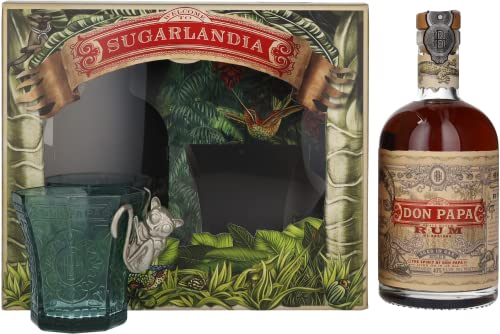 Don Papa Small Batch Rum 7 Years Old 40% Vol. 0,7l in Geschenkbox mit Glas von Don Papa