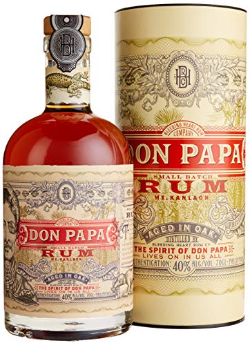 Don Papa Small Batch Rum 7 Years Old 40% Vol. 0,7l in Geschenkbox von Don Papa