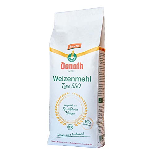 Donath Mühle - Demeter Weizenmehl 550 - 1 kg - 9er Pack von Donath Mühle