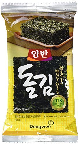 Dongwon Seetang, geröstet, gewürzt, 3er Pack (3 x 3,5 g Packung) von Dongwon