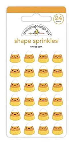 Doodlebug Sprinkles Adhesive Enamel Shapes-Sweet Corn -DS6938 von Doodlebug