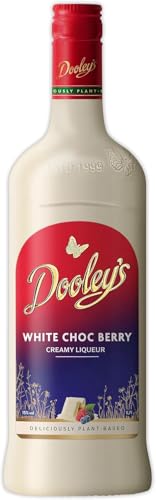 DOOLEY'S WHITE CHOC BERRY Creamy Liqueur (0,7l) – Cremig wie ein Sahnelikör, veganer Likör auf Vodka-Basis mit Geschmack nach weißer Schokolade & Beeren – Ideal für Cocktails oder Pur – 15 % Vol. von Dooley's