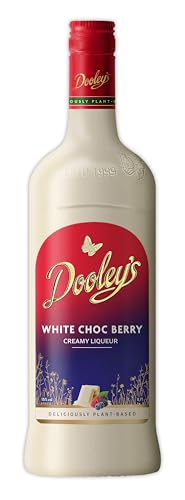 DOOLEY'S WHITE CHOC BERRY Creamy Liqueur (0,7l) – Cremig wie ein Sahnelikör, veganer Likör auf Vodka-Basis mit Geschmack nach weißer Schokolade & Beeren – Ideal für Cocktails oder Pur – 15 % Vol. von Dooley's