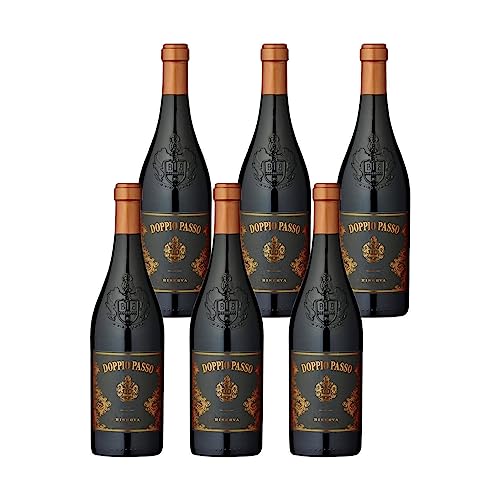 6 Flaschen Doppio Passo Primitivo di Manduria DOC Riserva Rotwein 14,5% vol. 0,75l von Doppio Passo