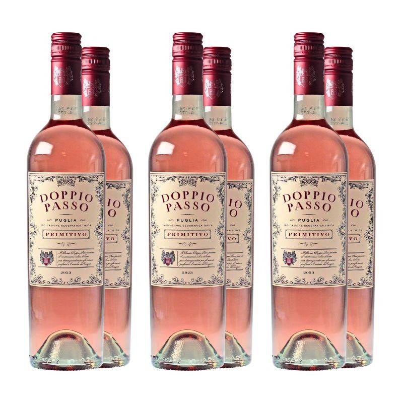 6 Flaschen Doppio Passo Rosato 0,75 L 12% vol von Doppio Passo