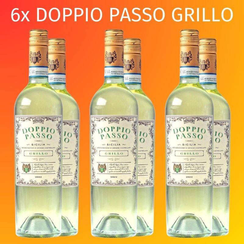 6 x Doppio Passo Grillo Sicilia 0,75 L 12,5% vol von Doppio Passo