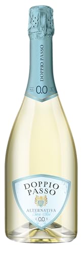 Doppio Passo Alternativa Sparkling 0,0% vol. - Alkoholfreier Sekt aus Italien (1x 0,75l) von Doppio Passo