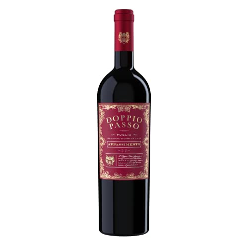 Doppio Passo Appassimento, Rotwein aus Italien (1 x 0,75l) (Packung mit 6) von Doppio Passo