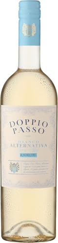 Doppio Passo Bianco Alternativa – Alkoholfreier, halbtrockener Weißwein aus Italien (1 x 0,75l) von Doppio Passo