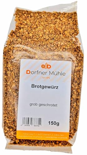 Brotgewürz [150g] - Dorfner Mühle - Grob geschrotete traditionelle Gewürzmischung aus Bayern von Dorfner Mühle