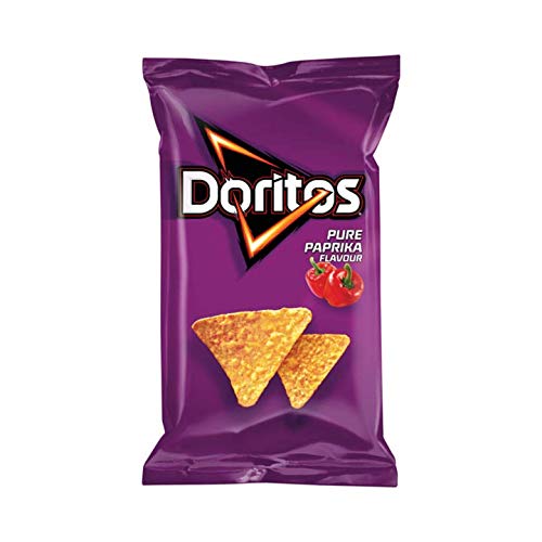 Doritos Pure Bellpepper Nacho Chips | Doritos | Pure Paprika Tortilla Chips | Gesamtgewicht 185 Gramm von Doritos