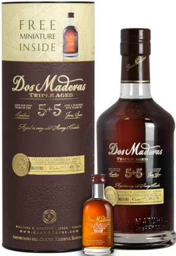 Dos Maderas 5+5 + DM Seleccion MINI 40% - 700ml von Dos Maderas