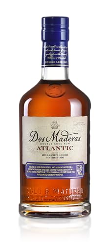 Dos Maderas Atlantic I Double Aged Rum I In Sherry Fässern gereift I 37,5% Vol. I 700 ml von Dos Maderas