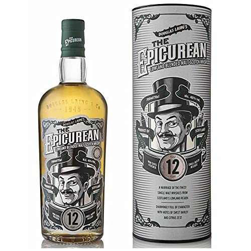 DOUGLAS LAING'S THE EPICUREAN 12 YEARS LOWLAND BLENDED MALT SCOTCH WHISKY 70 CL von Douglas Laing & Co.