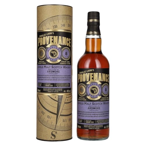 Douglas Laing PROVENANCE Ardmore 8 Years Old Single Cask Malt 2014 46% Vol. 0,7l in Geschenkbox von Douglas Laing & Co.