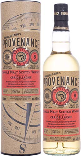 Douglas Laing PROVENANCE Craigellachie 8 Years Old Single Cask Malt 2011 46% Vol. 0,7l in Geschenkbox von Douglas Laing & Co.