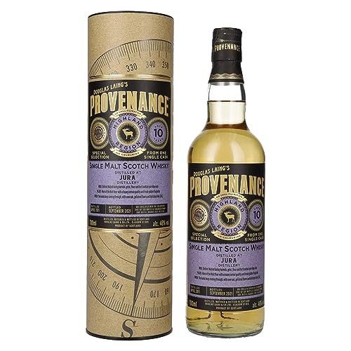 Douglas Laing PROVENANCE Jura 10 Years Old Single Cask Malt 2011 46% Vol. 0,7l in Geschenkbox von Douglas Laing & Co.