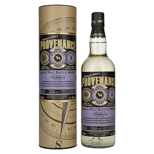 Douglas Laing PROVENANCE Teaninich 8 Years Old Single Cask Malt 2013 46% Vol. 0,7l in Geschenkbox von Douglas Laing & Co.