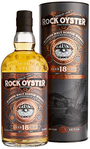 Douglas Laing ROCK OYSTER 18 Years Old Blended Malt 46,8% Vol. 0,7l in Geschenkbox von Douglas Laing & Co.