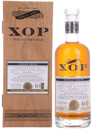 Douglas Laing XOP Port Dundas 40 Years Old Single Cask Grain 1978 55,9% Vol. 0,7l in Holzkiste von Douglas Laing & Co.