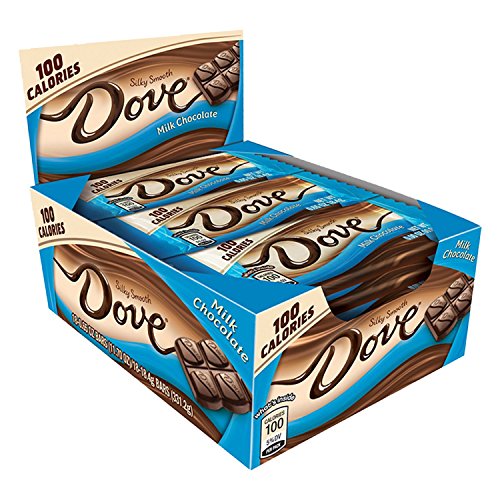 Dove 100 Kalorien Milchschokoladenriegel, 18 ml, Box mit 18 Stück von Dove