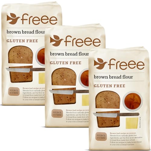 Doves Farm | Gluten Free Brown Bread Flour | 3 x 1kg von Doves Farm