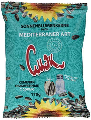 Dovgan Sonnenblumenkerne mediteraner Art, 10er Pack (10 x 170 g) von Dovgan