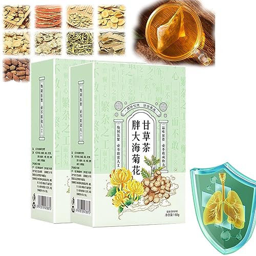 Sterculia Lychnophora Chrysanthemum Tea Lung Tea, Health Tea for Lung Discomfort - Powerful Lung Support, Chinese Nourishing Lung Tea for Women and Men, Reduce Stress, Improve Sleep (2pcs) von Doxenem