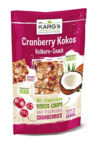 Cranberry & Kokos Vollkorn-Snack, 110 g Dr.Karg von Dr Karg