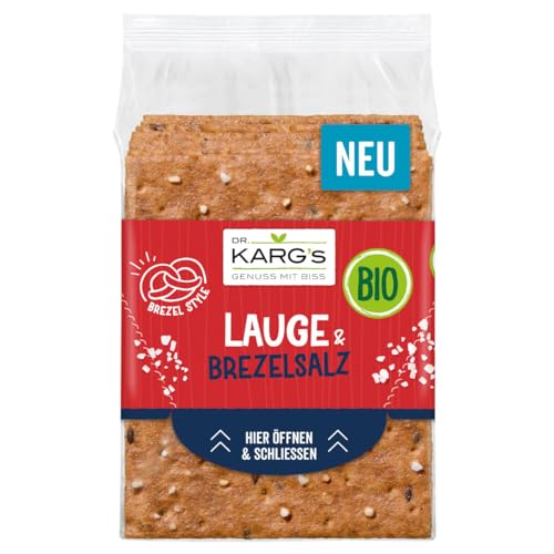 Dr. Karg Bio Knäckebrot Lauge-Brezelsalz, 200 g von Dr Karg