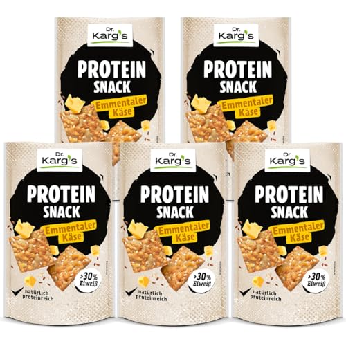 Dr. Kargs Protein Snack Emmentaler Käse dünne Scheiben 85g 5er Pack von Dr Karg