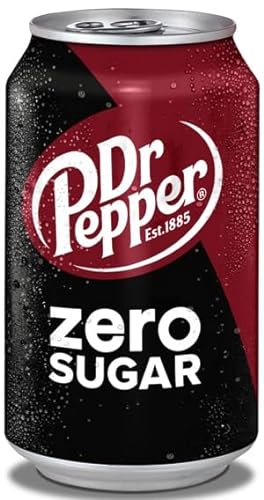 3 x 24 Dr. Pepper Zero (Insgesamt 72 x 0,33L Einweg-Dosen) Zuckerfrei von Dr Pepper