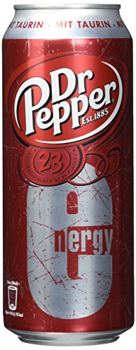 Dr. Pepper DPG Energy Drink, 4er Pack (4 x 500 ml) von Dr Pepper