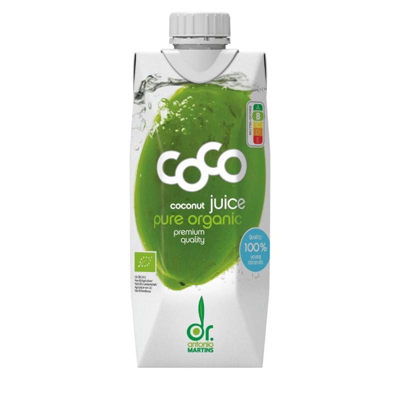 Bio Coco Juice Pure von Dr. Antonio Martins