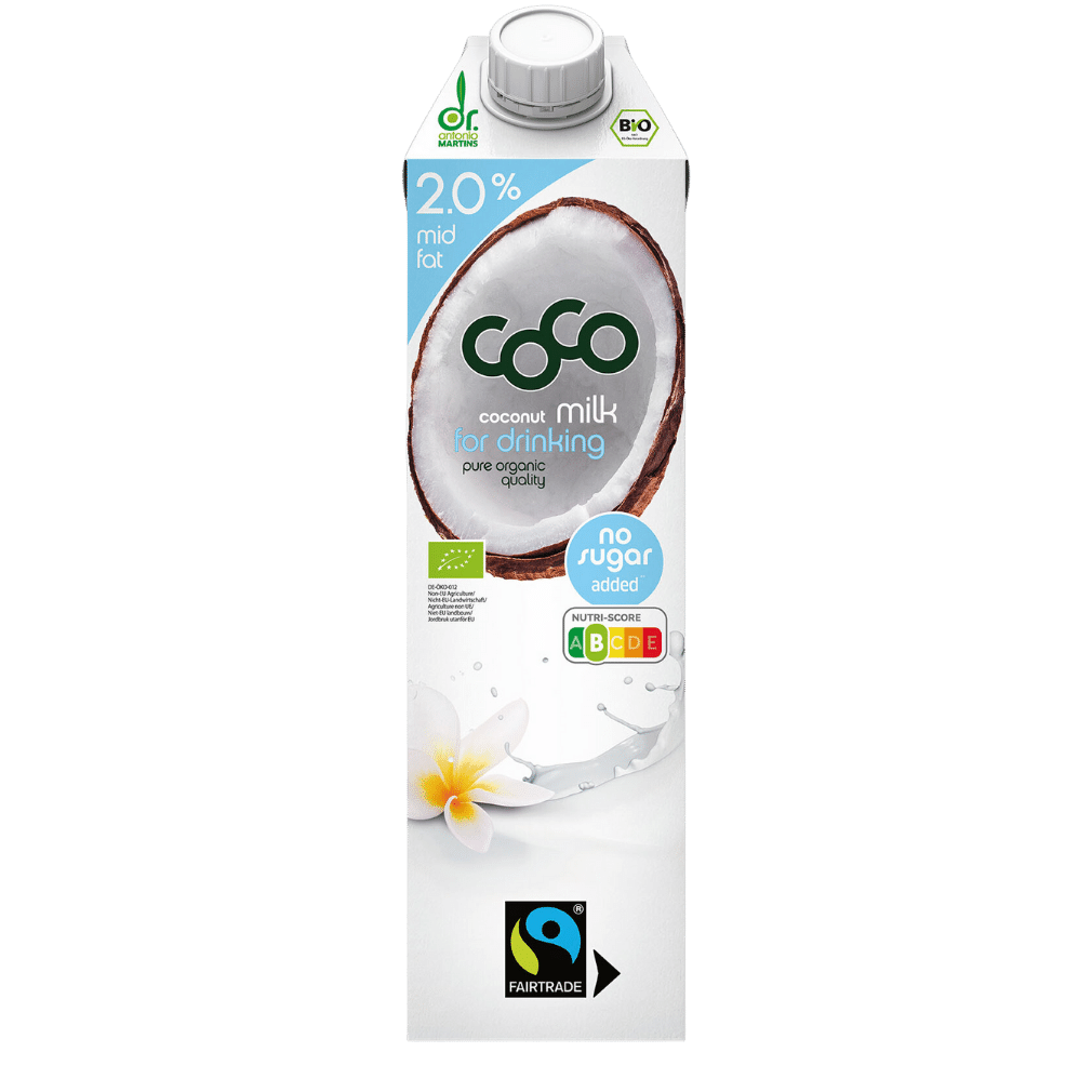 Bio Coco Milk Pur 2,0% von Dr. Antonio Martins