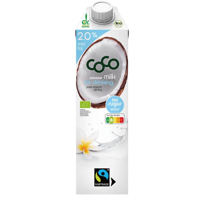 Bio Coco Milk Pur 2,0% von Dr. Antonio Martins