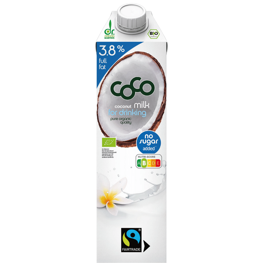 Bio Coco Milk Pur 3,8% von Dr. Antonio Martins