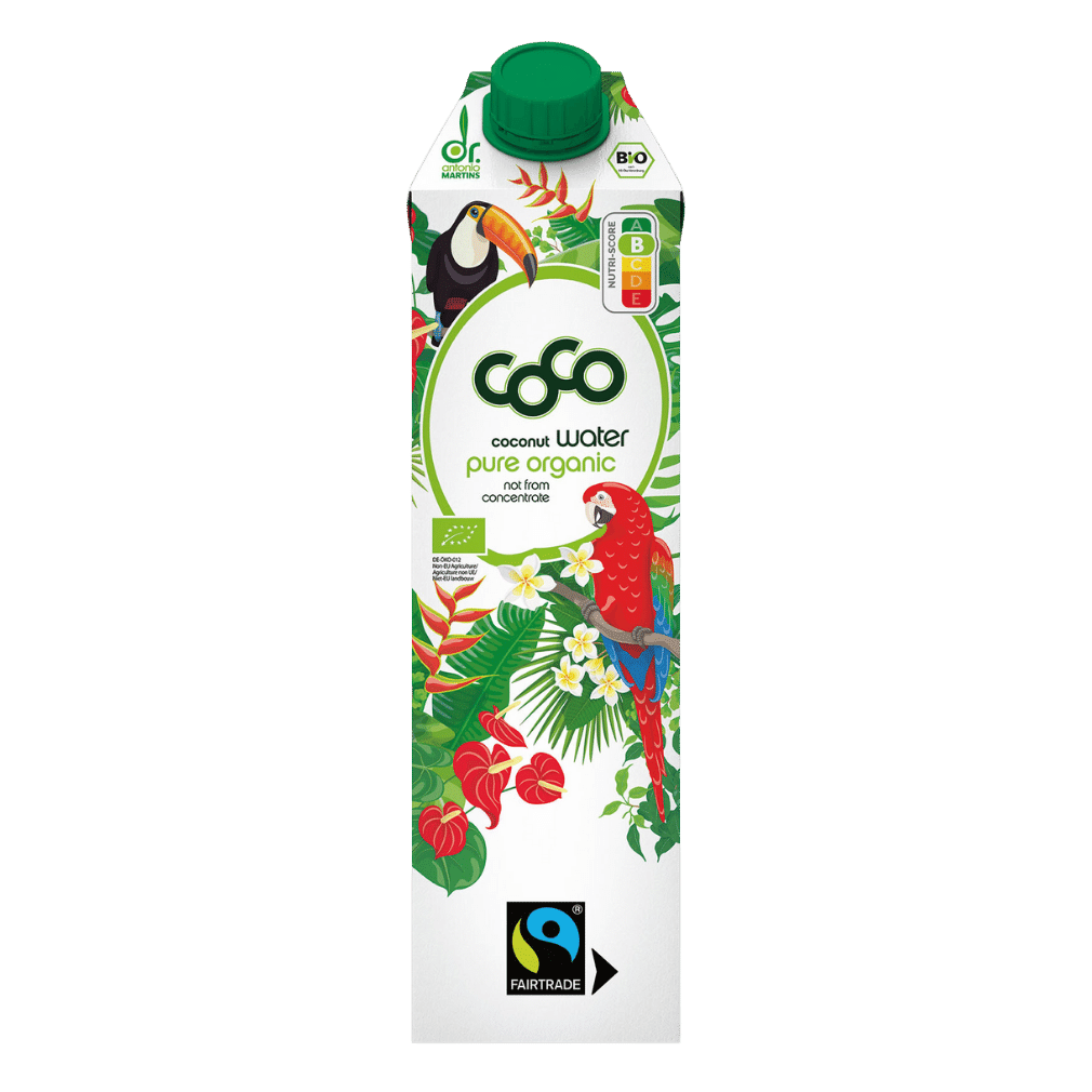 Bio Coconut Water Pur, 1L von Dr. Antonio Martins