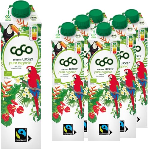 Coco Water Pur 6 x 1000 ml von Dr. Antonio Martins