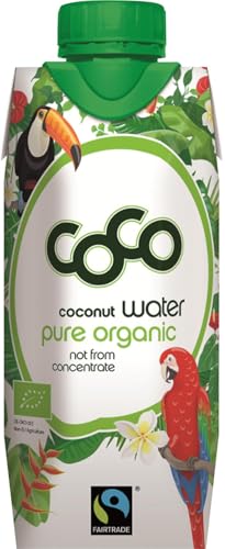 Dr. Antonio Martins - Coconut Water Pur | 100% Bio-Cocoswasser I Natürlich Erfrischend I Ohne Zusatzstoffe I Vegan I Bio | FAIRTRADE (1x 330 ml) von Dr. Antonio Martins