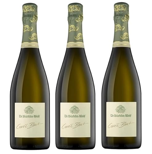 3x 0,75l - 2019er - Dr. Bürklin-Wolf - Cuvée Brut - Sekt Pfalz - Deutschland - Schaumwein brut von Dr. Bürklin-Wolf