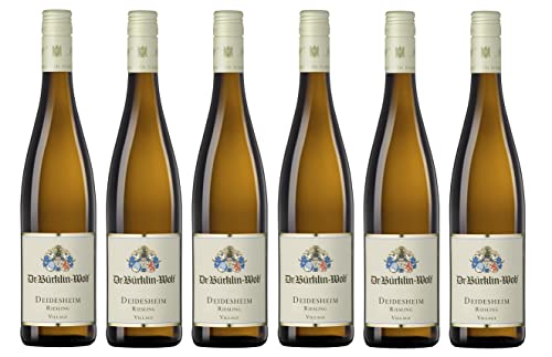 6x 0,75l - 2022er - Dr. Bürklin-Wolf - Deidesheim - Riesling - Qualitätswein Pfalz - Deutschland - Weißwein trocken von Dr. Bürklin-Wolf