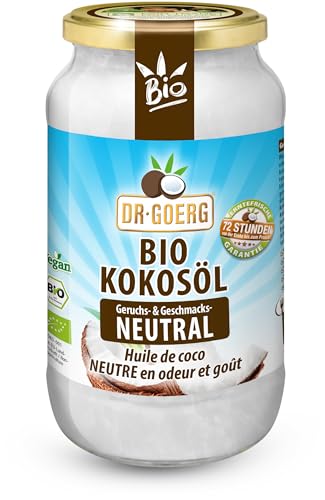 Premium Bio-Kokosöl neutral/Bio-Kokosspeisefett von Dr. Goerg