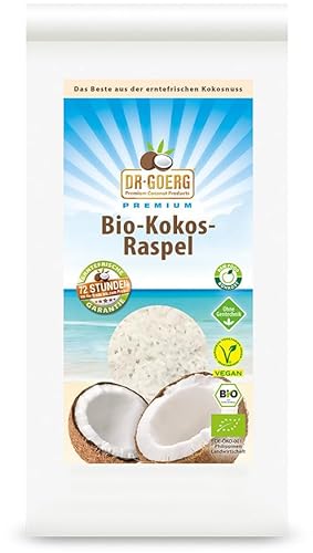 Premium Bio-Kokosraspel von Dr. Goerg