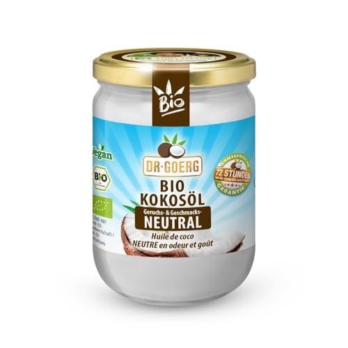 Premium Bio-Kokosöl neutral / Bio-Kokosspeisefett 1 x 500 ml von Dr. Goerg