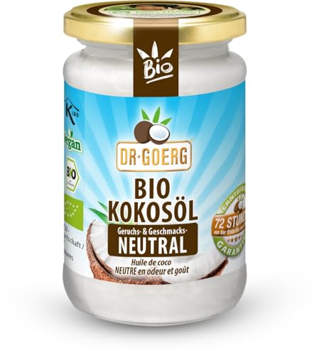 Premium Bio-Kokosöl neutral / Bio-Kokosspeisefett von Dr. Goerg