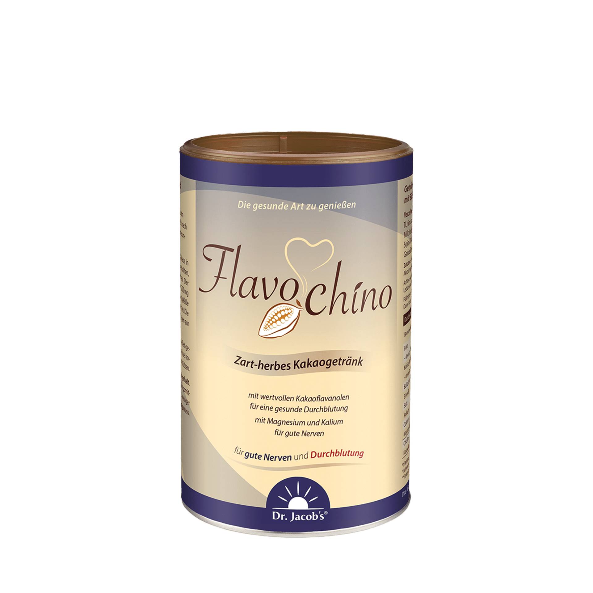 Flavochino 450 g - Mit Kakaoflavanolen für eine gesunde Durchblutung - vegan - Dr. Jacobs von Dr. Jacobs