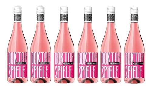 6x 0,75l - 2023er - Dr. Koehler - "Doktorspiele" - Qualitätswein Rheinhessen - Deutschland - Rosé-Wein halbtrocken von Dr. Koehler