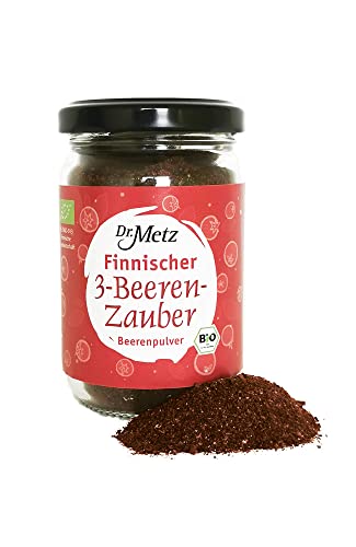 Finnischer 3-Beeren-Zauber, Bio, 100 g • aus farb- und aromareichen finnischen Beeren • 100% Beeren • ohne Zusätze von Dr. Metz