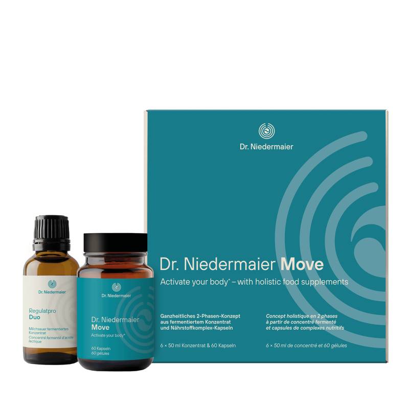 Move 6x50ml -Ganzheitliches 2 Phasen-Konzept aus Regulatessenz® und Kapseln- vegan - Dr. Niedermaier Pharma von Dr. Niedermaier Pharma